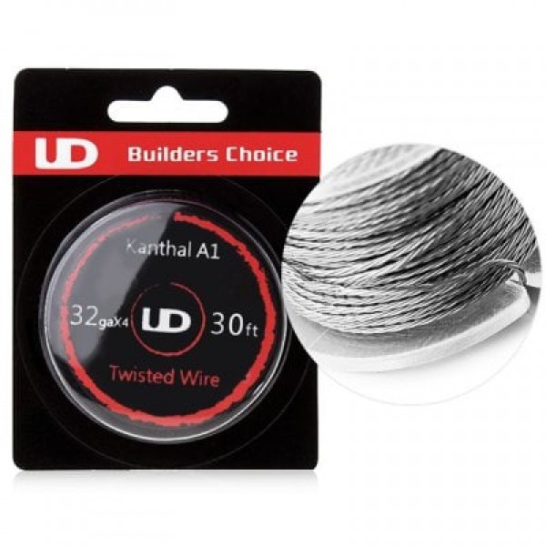UD Kanthal A1 Twisted Wire 32GAx4 30ft